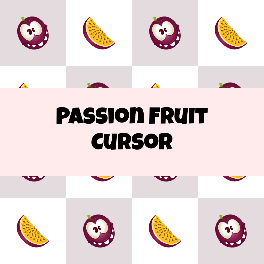 Preview Passion Fruit cursor custom cursor pack